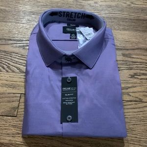 Men’s Kenneth Cole Slim Fit Dress Shirt w/ Matching Tie